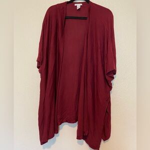 H&M Cardigans Red Knit Sweater Size XS